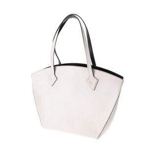 Louis Vuitton Black Tote White Jacques Leather Epi Saint Bag